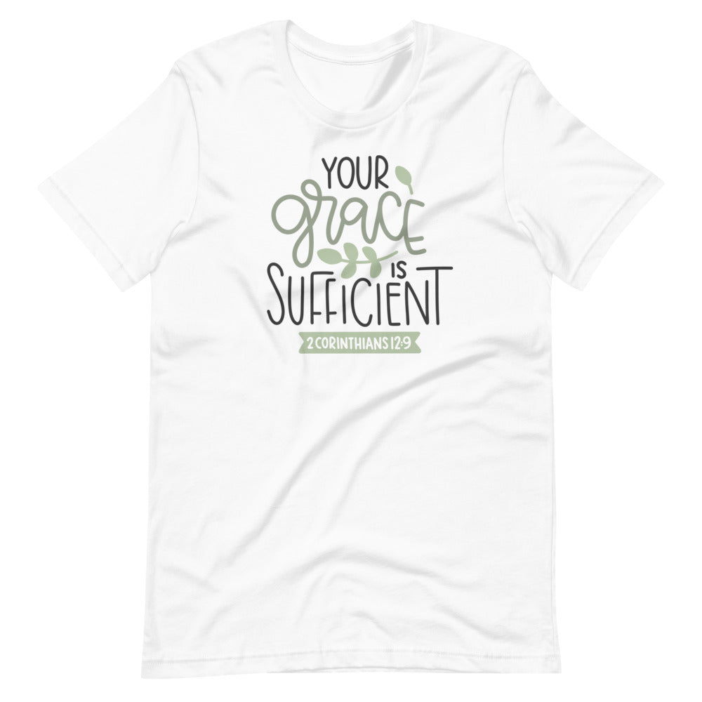 Your grace is sufficient short-sleeve unisex t-shirt