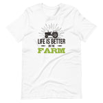 Load image into Gallery viewer, Life is better on the farm shirt
