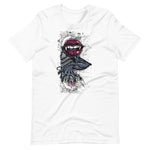 Load image into Gallery viewer, Succubus ’mouth, wing &amp; engraved flowers t-shirt
