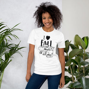 I Love Fall Most Of All Shirt Tee