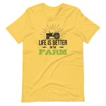 Load image into Gallery viewer, Life is better on the farm shirt
