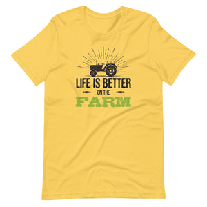 Life is better on the farm shirt