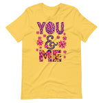 Load image into Gallery viewer, You &amp; me flower designed shirt
