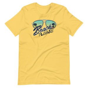 Beach please short-sleeve unisex t-shirt