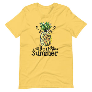 Hello Summer Pineapple Vacation Shirt