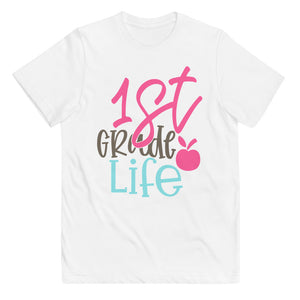 Child 1st Grade Life Youth jersey t-shirt